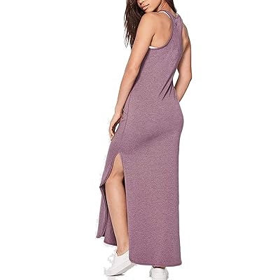 cotton maxi dress for women sleeveless Grey Linen Cotton Maxi Dress with V-Neck and Sleeveless Fit – YLISTYLE
