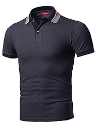 Xpril Solid Basic Short Sleeve Pique Knit Polo