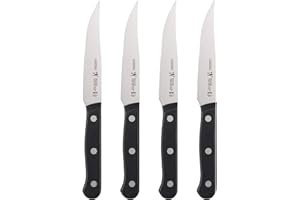 HENCKELS Solution Razor-Sharp 4-pc Steak Knife Set, German Engineered Informed by 100+ Years of Mastery