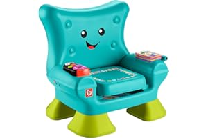 Fisher-Price Laugh & Learn Toddler Learning Toy Smart Stages Chair, Teal, Music Lights & Activities for Ages 1+ Years, Multil