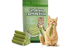 Grembeb 6Pack Cat Toys Cats Grass Treat Catnip Toy with Silvervine for Indoor Kitten Toys Wood Kitty Chew Rope Grass Sticks f
