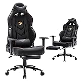 COLAMY Big and Tall Gaming Chair with Footrest