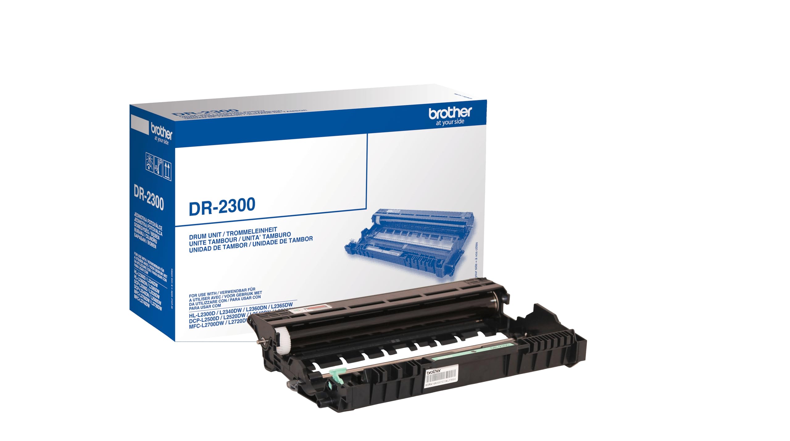 Brother DR-2300 Drum Unit, Genuine Supplies, Black