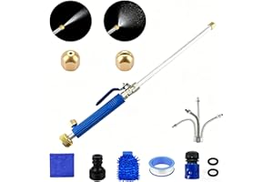 Jethose Pressure Washer, High Pressure Washer Wand for Garden Hose with 2 Spray Nozzles and Quick Connectors, Multipurpose Cl