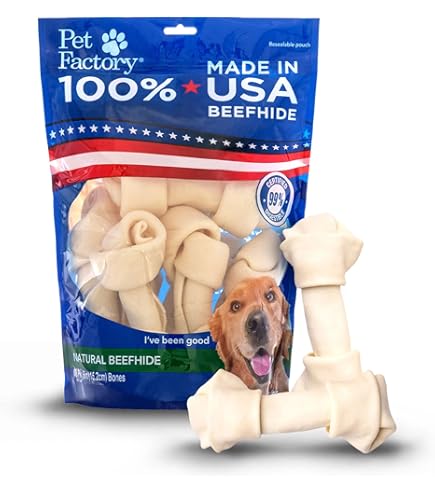 Raw Hide Pet Factory American Value Chews Beef Flavor Chips Dog