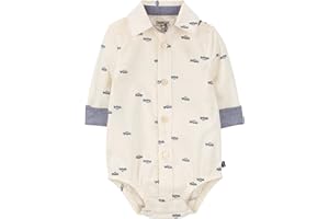 OSHKOSH B'GOSH baby-boys Buttonfront Bodysuit