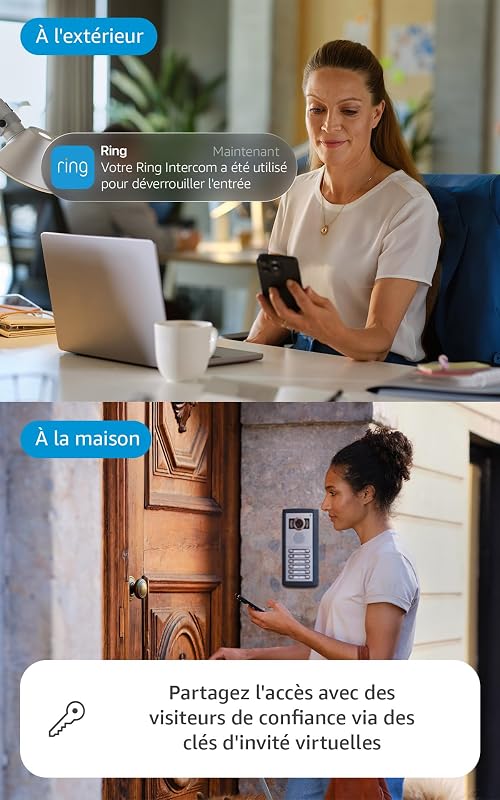 Intercom Video (nouvelle génération) | Rendez votre interphone plus intelligent | Streaming vidéo, clés virtuelles et accès à distance | À installer soi-même