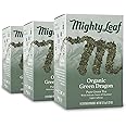 Mighty Leaf Organic Green Dragon Tea, Whole Leaf Green Tea, 15 Silk Bags (Pack of 3)