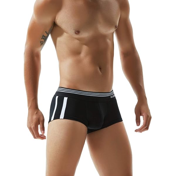 MODA LINGERIE SEXY slip bikini biancheria intima rigonfiamento boxer