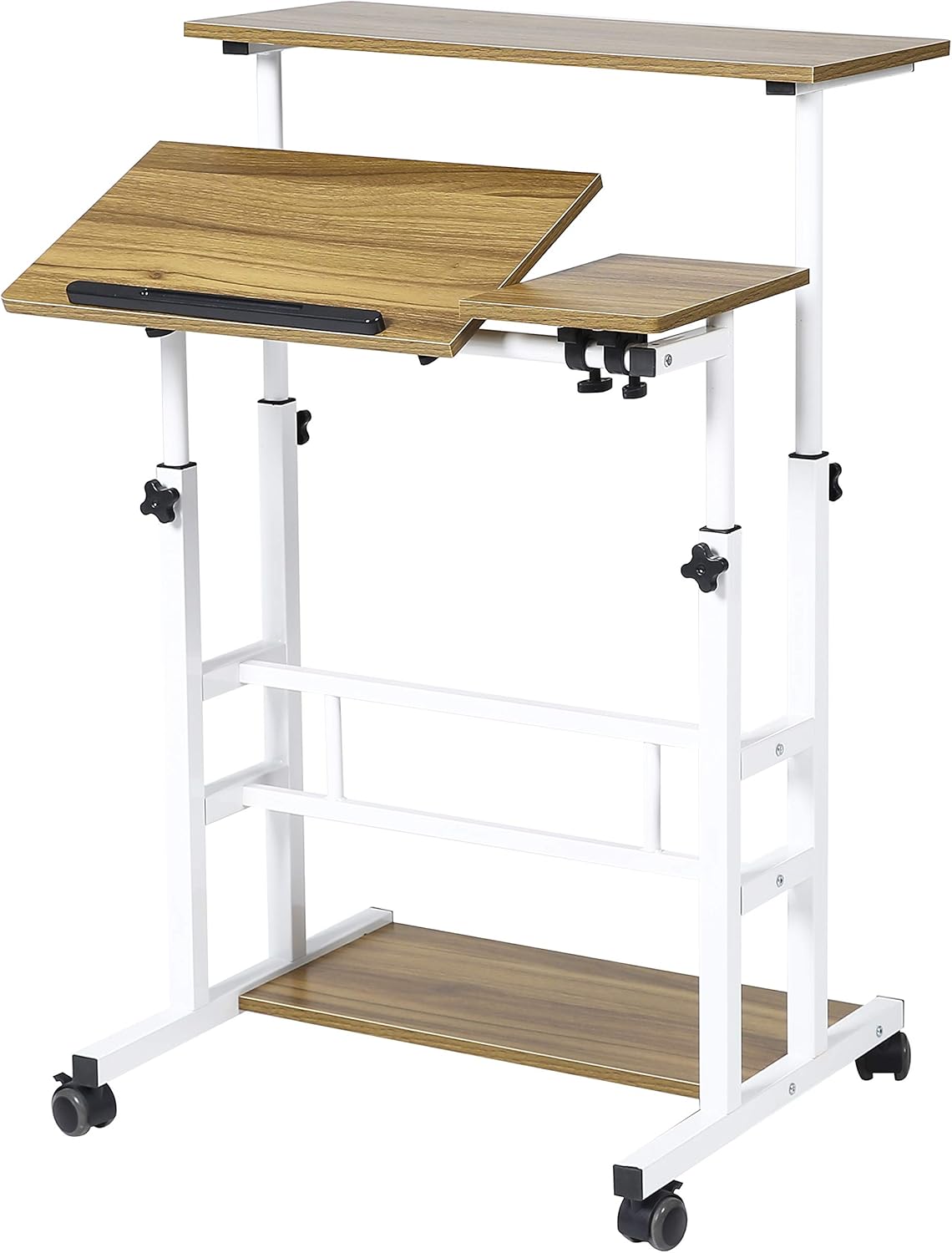 Best ‘computer desk’ wood -glass -drawer shelf