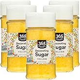 365 by Whole Foods Market, Yellow Decorating Sugar, 3.3 Ounce (Pack of 5)