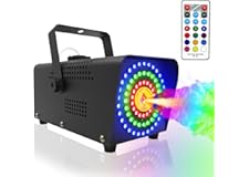 IMONE Fog Machine Halloween 72 LED in Circle for Dazzling Effects,Smoke Machine,Fog Machine with Remote Control,Fog Machine O