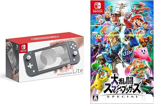 Amazon Nintendo Switch Lite グレー 大乱闘スマッシュブラザーズ Special Switch セット ゲーム ソフト