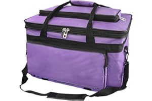 CLOBEAU Waterproof Art/Craft Supplies Storage Tote Bag Artist Travel Portfolio Carrying Bag Case Painting Box Large Messenger Bag for Painting Brushes Pencils Palette Paints Sketchbook