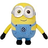 MINISO 8" Minions Stuffed Animals Plush Toys (Bob), Cute Minion Plush Animals Kawaii Plushies for Kids Toddler Toys Boys Girls
