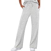 ANRABESS Women's Wide Leg Sweatpants High Waist Baggy Flared Pants Drawstring Athletic Joggers Sweat Pants