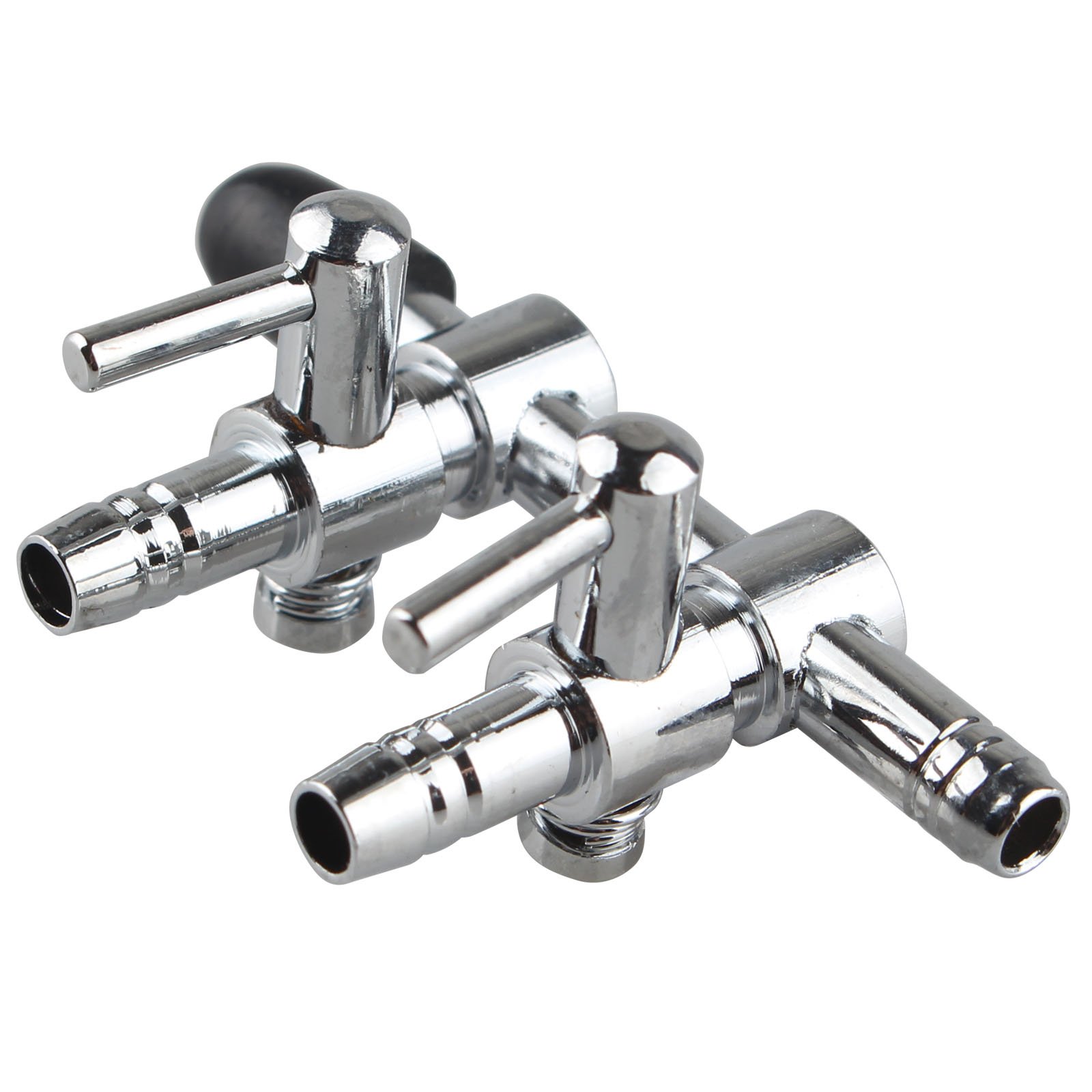 HALJIA 5MM 2 Way Aquarium Manifold Air Flow Pump Splitter Control lever Valve Airline Tube Connector