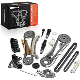 A-Premium 17PCS Engine Timing Chain Kit W/Tensioner &amp; Guide 4.0L 6Cyl SOHC | Compatible with Ford, Mercury, Mazda - Explorer 97-10, Explorer Sport Trac, Ranger 01-10, B4000 01-10, Mountaineer 98-10