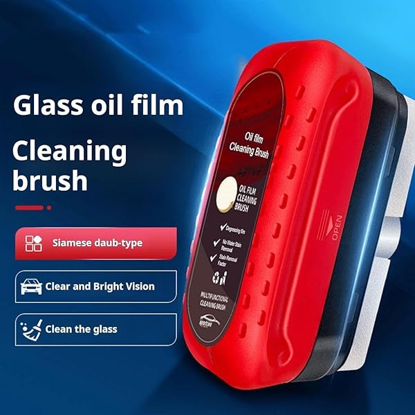 FIONEL AUTOMOTIVE OIL FILM CLEANING BRUSH, ALL IN ONE WIPE ON OIL FILM REMOVER, HYDROPHOBIC GLASS COATING FOR WINDSHIELD (3 PC)