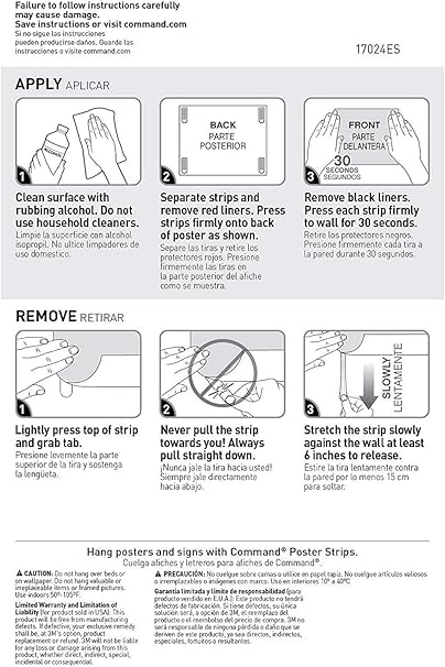 Command Poster 64 Strips Ph024 64na White Amazon Co Uk Diy
