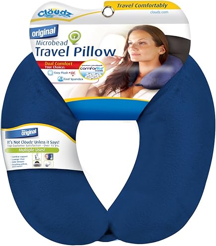 Invel mig3 クッション 青系 Amazon.com: Cloudz Comfort Gel Memory Foam Travel Neck Pillow