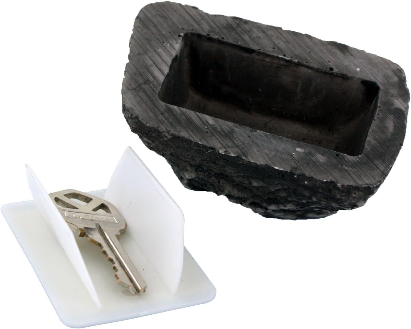 RamPro Hide-a-Spare-Key Fake Rock - Looks & Feels Like Real Stone - Safe for Outdoor Garden or Yard, Geocaching (1): Home & Kitchen