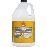SIKA SikaLevel Ready-to-Use Self-Leveling Underlayment Primer, White, 1 gal | No dilution needed, Prevents water loss into the substrate, Fast drying, Excellent bond to concrete and cement screeds