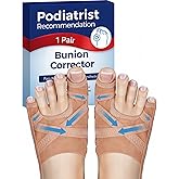 Habioer Bunion Corrector for Women & Men, Breathable Toe Straightener for the Thumb and Little Toe, Comfortable & Adjustable for Day/Night Use, Bunion Relief Splint(1 Pair)