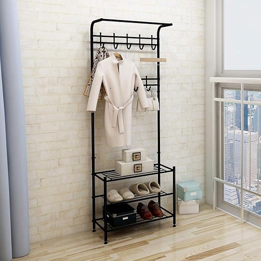 Perchero arbol metal negro | Percheros de pared, percheros de pie...