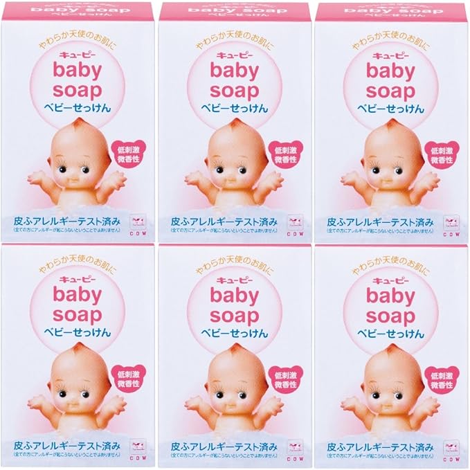 Amazon キューピー ベビー石けん 6個入 90g 6個 キューピー ベビーソープ