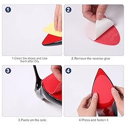 Ashoesert's Red Bottom Protectors, Non Slip Shoe