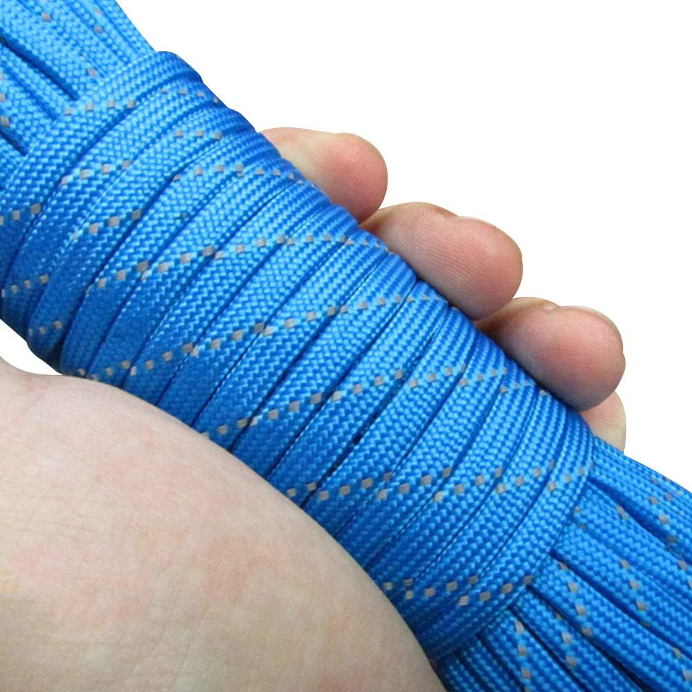 SSXY Reflective Cord, Parachute Rope 31 Meters Tent Rope Camping Cord Outdoor Explore