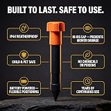 Defenders Mega-Sonic Mole Repeller Stake Battery Powered Hi-Vis STV645 view 3