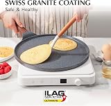 SENSARTE Non Stick Crepe Pan 26cm Induction Compatible Dosa Pan view 2