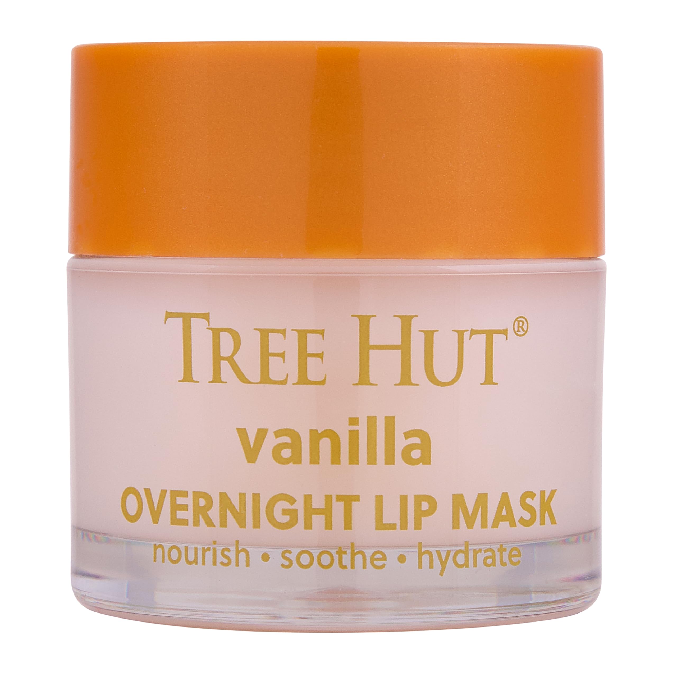 Tree Hut Vanilla Overnight Lip Mask, Deeply Hydrating Leave-On Treatment for Soft Lips, Self Care Essential, Holiday Gift & Stocking Stuffer, 6 oz