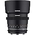 Samyang 85mm T1.5 High Speed Full Frame VDSLR MK2 for Sony E (SYDSX85-E)