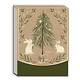 Punch Studio Molly & Rex Woodland Rabbit Xmas