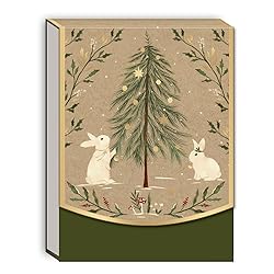 Punch Studio Molly & Rex Woodland Rabbit Xmas