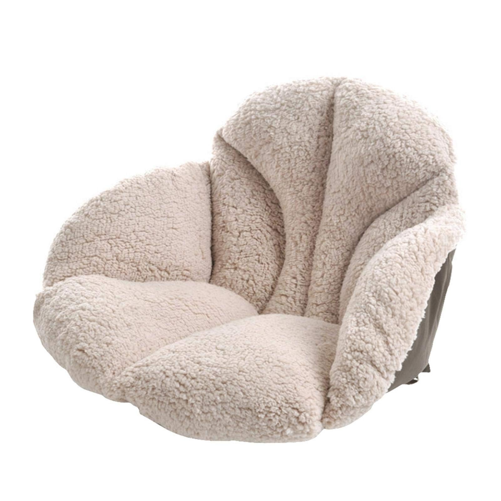 Neckip 1PC Seat Pad Lumbar Back Support Cushion Seat Cushion For Armchair Chair Or Car, Chair And Wheelchair,58x39x39 Cm