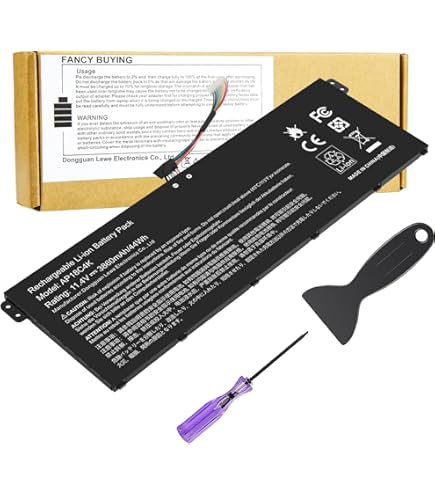Amazon.com: OUWEE AC17A8M Laptop Battery Compatible with Acer Spin