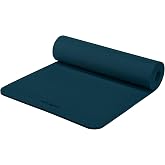 Retrospec Zuma 1/2" Yoga Mat Non Slip Exercise Mat For Pilates, Workout | 72x24x1/2", Gym Mat, Yoga Mat Strap, TPE Yoga Mat, Eco Friendly, Elastic Memory Foam, Moisture Resistant, BPA, Latex Free
