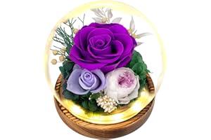 TGELATA Flowers, Roses, Gift - Forever Roses Flowers Bouquet - Fresh Flowers for Delivery to Show Love - Preserved Flowers Birthday Gift for Women, Unique for Mothers Day & Christmas - Battery Included