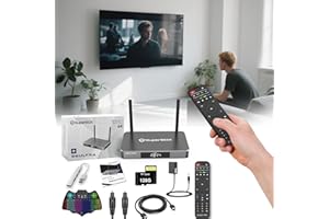 ESPBOP Upgrade A- P- P SOTRE 2025 S-uper New S6-Ultra 1 Year Plan 4G + 128G Boxing with Voice Remote, 128TF Card, ULT.ra HD Wire, Mini Keyboard, USB Hub, Easy User Manual and Power Supply