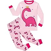 Little Hand Kids Girls Long Sleeve Pajamas Unicorn Sleepwears Dinosaur Pajama Cute Cat Pjs for Toddler Clothes 2-7 Years