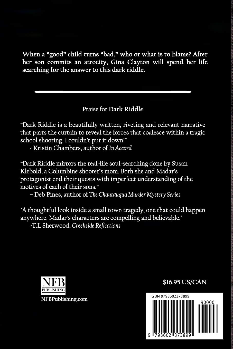 Dark Riddle Madar Deborah Amazon Com Books