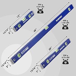 WORKPRO 3-Piece Spirit Level Set