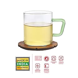Borosil Vision Tea N Coffee Glass Mug Set of 6