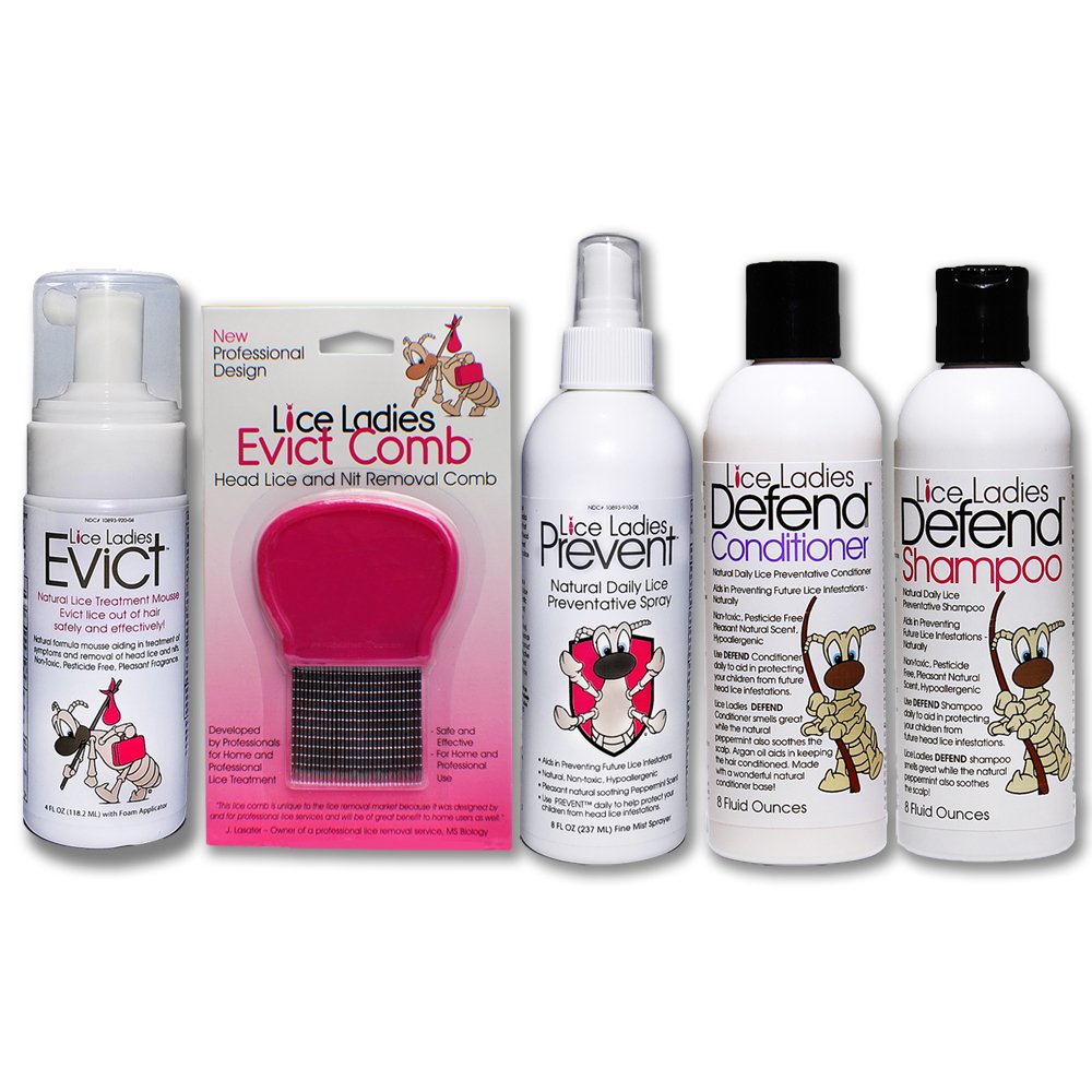 Lice Ladies Lice Treatment Pro Master Pack / 5 Product Combo/EVICT Lice