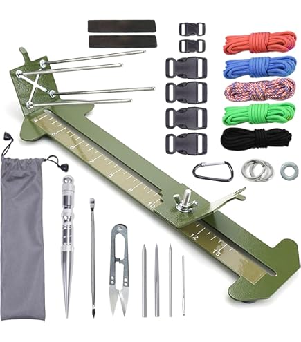 Acouto Kit de Paracorde Monkey Fist Kit de Fabrication de Poing de Singe, Fournitures d'artisanat en Bois de Hêtre et en Acier Inoxydable pour Enfants, Créez des Boules de Paracorde Fonctionnelles Acouto Kit de Paracorde Monkey Fist Kit de Fabrication de Poing de Singe, Fournitures d'artisanat en Bois de Hêtre et en Acier Inoxydable pour Enfants, Créez des Boules de Paracorde Fonctionnelles