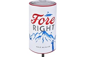 Shanker Golf Driver Headcover - Beer Can Shaped Funny Headcover - Tour Grade PU Leather Golf Club Cover with Embroidered Finish